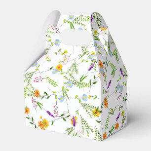 Frühlings Sommer Wildblumen Geschenkschachtel