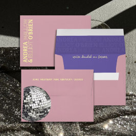 Frühlings-Staubige-Rosa Retro-Silber-Disco-Kugel-H