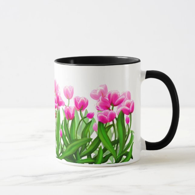 Frühlings-Tulpe-Garten-Tasse Tasse (Rechts)