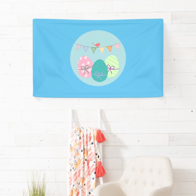 Frühlings- und Ostereier Banner (Insitu)