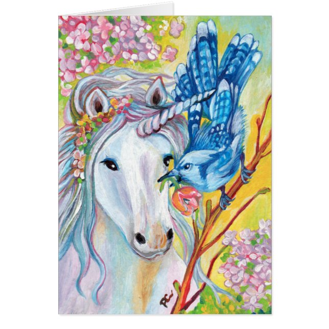 Frühlings-Unicorn und Jay (Vorne)