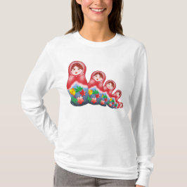 Frühlings-Verschachtelungs-Puppen T-Shirt