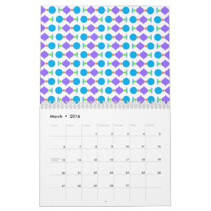 Frühlings-Verzierungen Kalender