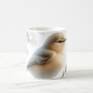 Frühlings-Vogel-Kirschblüten-Aquarell Kaffeetasse