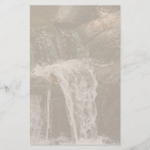 Frühlings-Wasserfall-Briefpapier Briefpapier