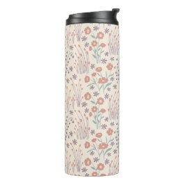 Frühlings-Wildblumen-Geflüster Thermosbecher