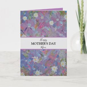 Frühlings-Wunderland-Blumen-Foto-Muttertagskarte Feiertagskarte