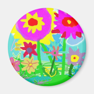 Frühlings-Zeit-Blumen-Kühlschrankmagnet Magnet