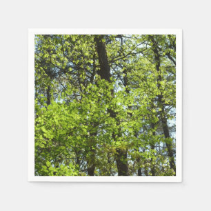 Frühlingsahornblätter Natur Serviette