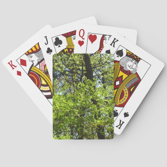 Frühlingsapfel Verlasse Natur Spielkarten (Rückseite)