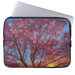 Frühlingsaufwachen - blühende Baumlandschaft Laptopschutzhülle