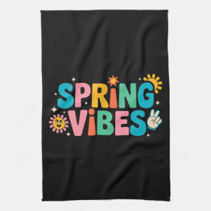 Frühlingsbesichtigungen - Niedlich & farbenfroh sa Geschirrtuch