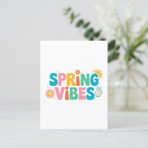 Frühlingsbesichtigungen - Niedlich & farbenfroh sa Postkarte