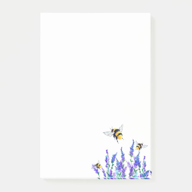 Frühlingsbienen Post-it®-Hinweise Post-it Klebezettel (Vorderseite)