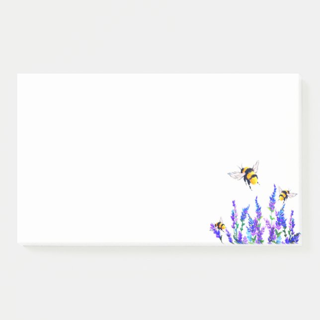 Frühlingsbienen Post-it®-Hinweise Post-it Klebezettel (Vorderseite)