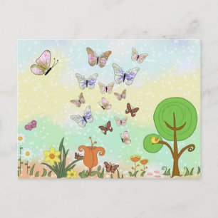 Frühlingsbild Postkarte