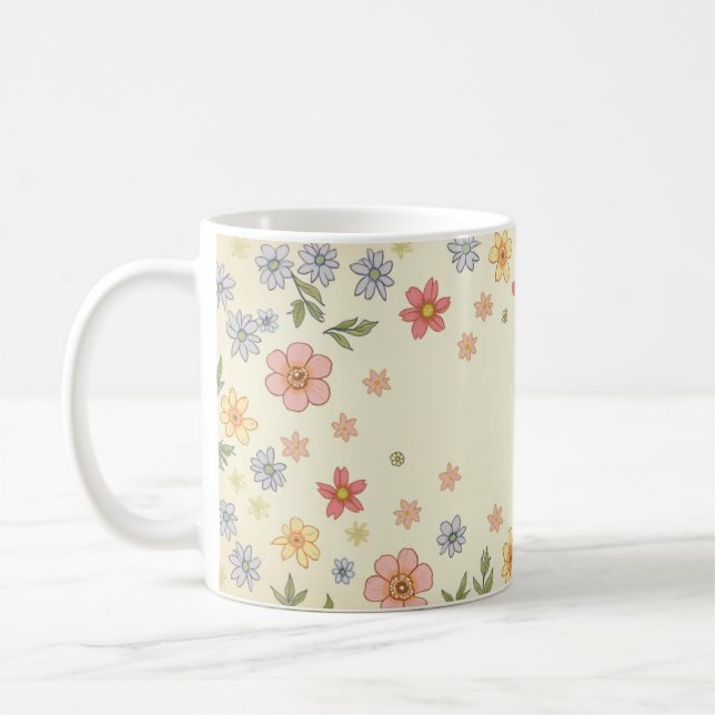 FrühlingsBlume Kaffeetasse (Links)