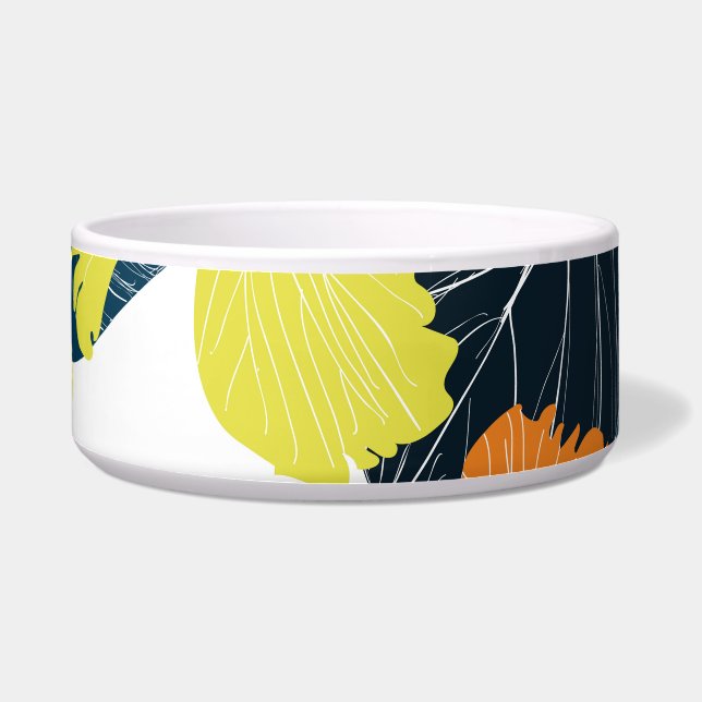 Frühlingsblume: Vintage Blütentextur Napf (Vorderseite)