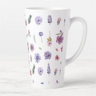 Frühlingsblumen Aquarellfarben Hütte-Kern-Set Milchtasse