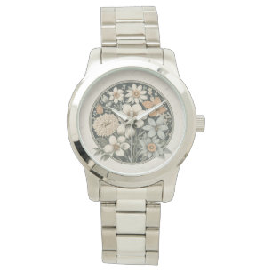Frühlingsblumen Armbanduhr