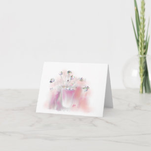 "Frühlingsblumen" Art Karte