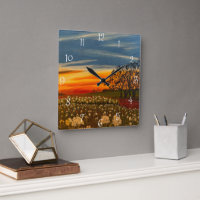 Frühlingsblumen bei Sonnenuntergang, von Gary Poli