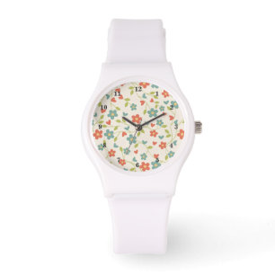 Frühlingsblumen beobachten armbanduhr