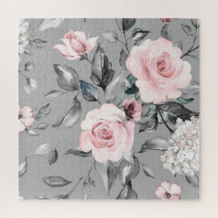 Frühlingsblumen Blätter Handgezeichnet