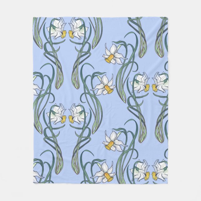 Frühlingsblumen. Die Blume sind in einen Fleecedecke (Vorderseite)