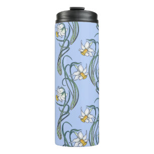 Frühlingsblumen. Die Blume sind in einen Thermosbecher