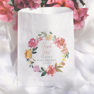 Frühlingsblumen Einfache Mädchen-Baby-Party Vielen Geschenktütchen