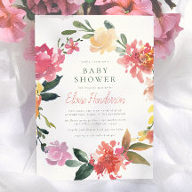 Frühlingsblumen | Elegant & Simple Girl Baby Showe