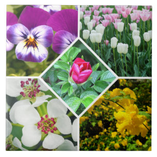 Frühlingsblumen Fliese