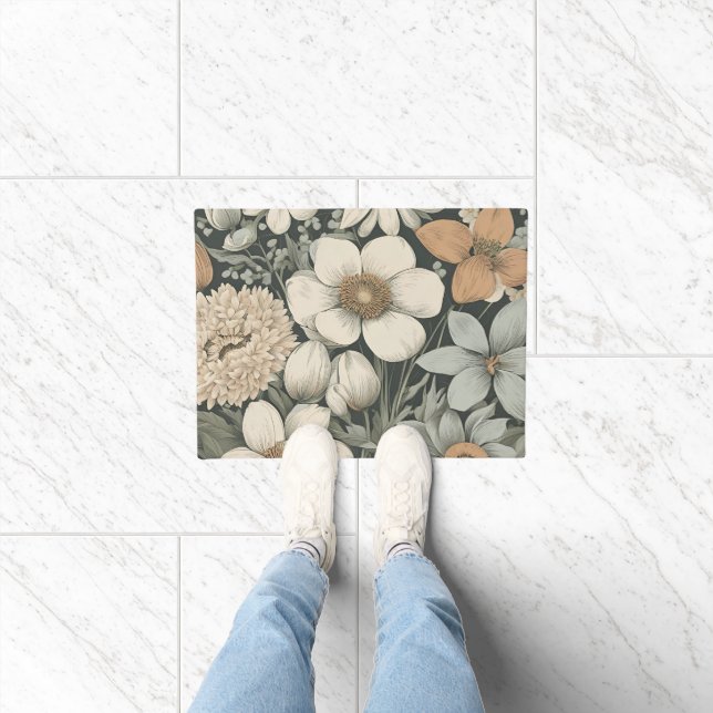 Frühlingsblumen Fußmatte (Indoor)