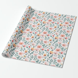 Frühlingsblumen-Garten-Geschenkverpackungspapier Geschenkpapier