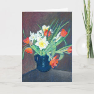 Frühlingsblumen Geburtstagskarte Karte