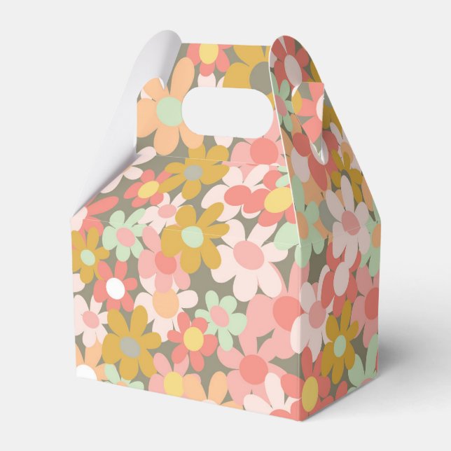 Frühlingsblumen Gefälligkeitsbox Geschenkschachtel (Vorderseite)