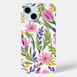 Frühlingsblumen   Hübsche Pastell-Blumen-Aquarell Case-Mate iPhone Hülle