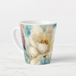 Frühlingsblumen im Stil des Impressionismus Milchtasse