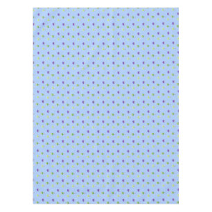 Frühlingsblumen in Chinoiserie-Töpfen Periwinkle B Tischdecke