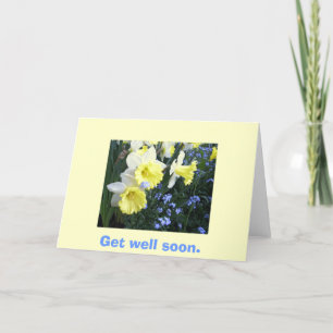 Frühlingsblumen Karte
