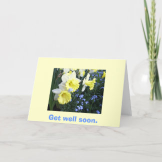 Frühlingsblumen Karte