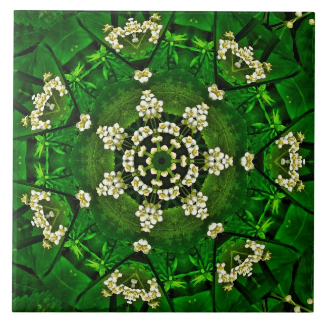 Frühlingsblumen Keramik Tile Fliese (Vorderseite)