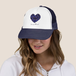 Frühlingsblumen-Kollection Muster Truckerkappe
