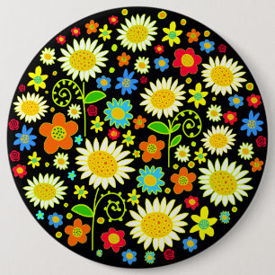 Frühlingsblumen - Kolossal Button