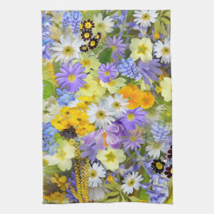 Frühlingsblumen Küchenhandtuch Geschirrtuch
