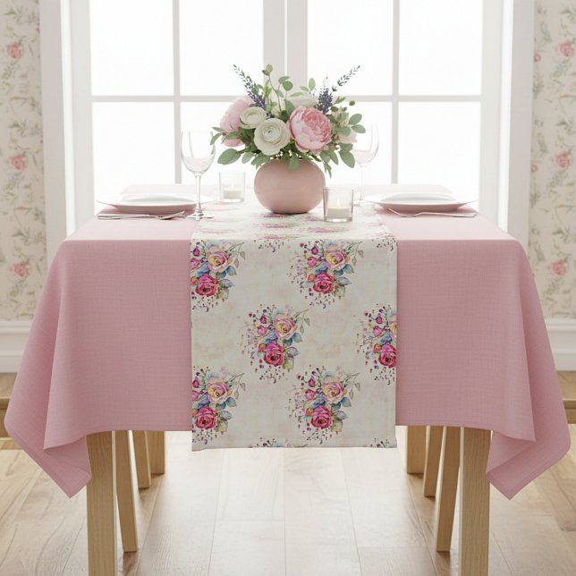Frühlingsblumen  kurzer tischläufer (Von Creator hochgeladen)