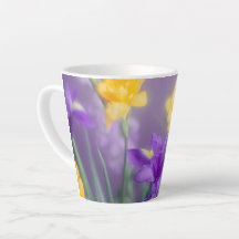 Frühlingsblumen-Latte-Mug