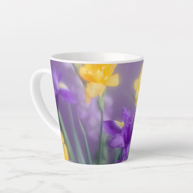 Frühlingsblumen-Latte-Mug Milchtasse (Linke Ecke)