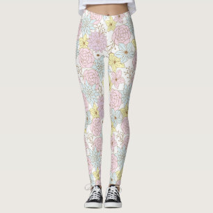 Frühlingsblumen-Leggings Leggings